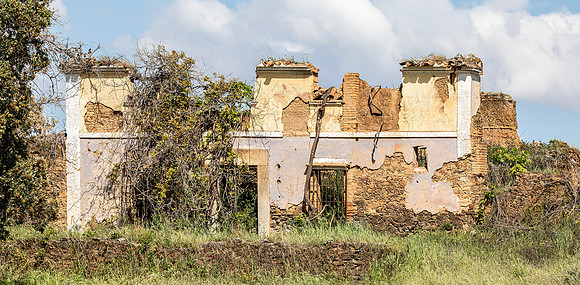 Verlaten boerderij, cortijo abandonado, Logrosán, España 2019