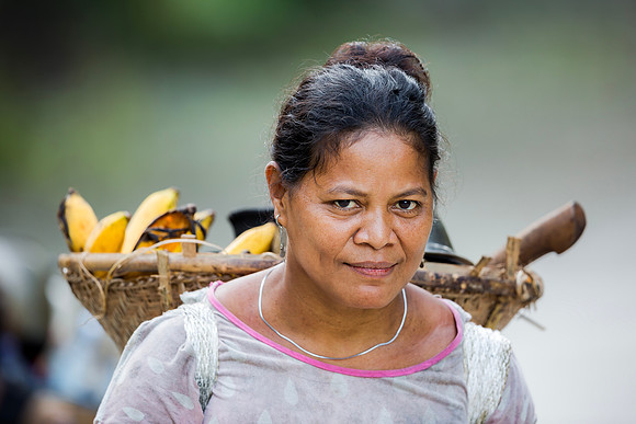 Mixed feelings, Tobelo woman, Halmahera, Indonesia 2018