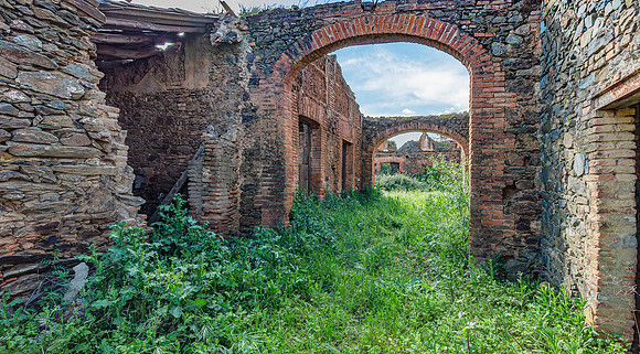 Verlaten boerderij, cortijo abandonado, Logrosán, España 2019