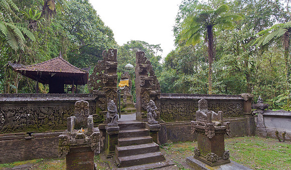 Indonesia, Hindu temple in the forest edge, Bedugul, Bali 2018