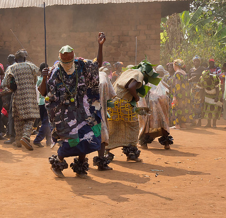 At a funeral ceremony in Big Babanki, Cameroon 2017