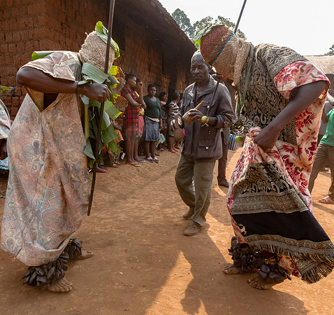 At a funeral ceremony in Big Babanki, Cameroon 2017