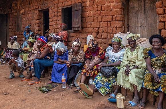 At a funeral ceremony in Big Babanki, Cameroon 2017