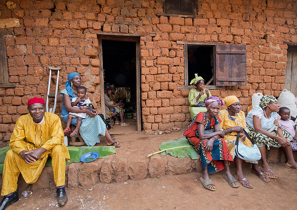 At a funeral ceremony in Big Babanki, Cameroon 2017