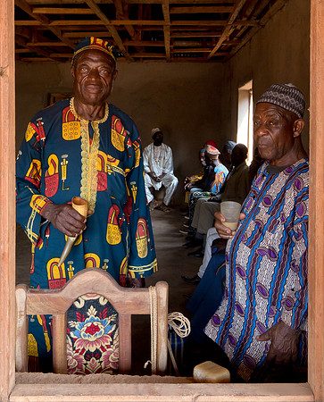 At a funeral ceremony in Big Babanki, Cameroon 2017