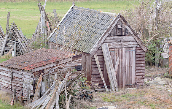 Holland, oude schuur, Old shed, Texel 2015