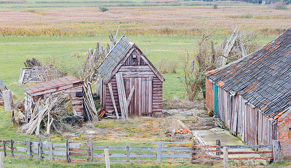 Holland, oude schuur, Old shed, Texel 2015