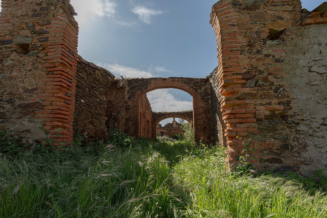 Abandoned farm, Cortijo abandonado, Exstremadura, España 2019