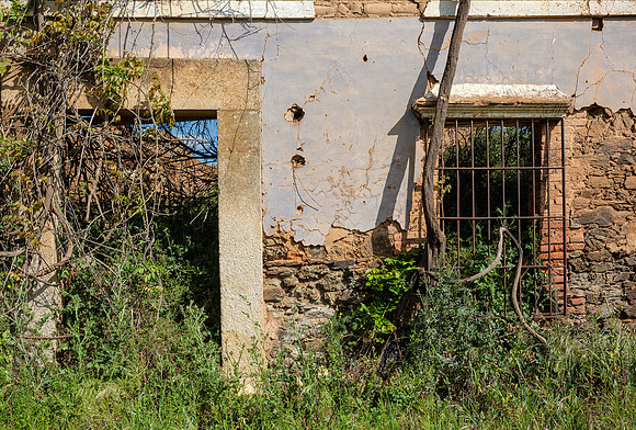 Abandoned farm, Cortijo abandonado, Exstremadura, España 2019