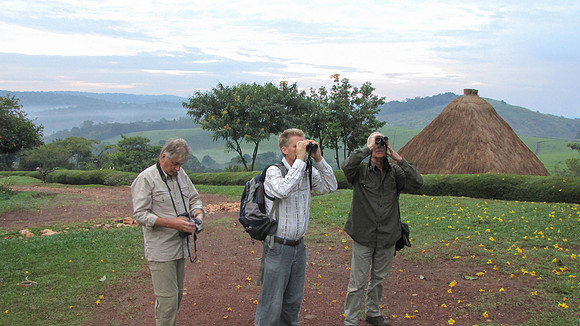 Bram, Ries, Hans Uganda 30 augustus 2010